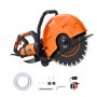 VEVOR Scie à Béton Électrique 406 mm 3500 W Profondeur de Coupe 152 mm