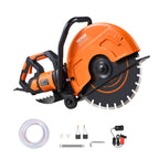 VEVOR Scie à Béton Électrique 406 mm 3500 W Profondeur de Coupe 152 mm