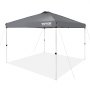 VEVOR Tonnelle Pop-up 304,8x304,8 cm Tonnelle Auvent Jardin Bâche Enduit Argenté PU 250D Sac à Roulettes Portable 4 Sacs Sable Abri Solaire Imperméable