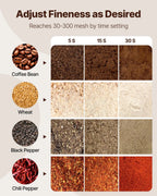 VEVOR Moulin à Épices Électrique 150 g, Broyeur à Grains Commercial 850 W Haute Vitesse