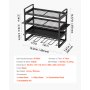 VEVOR Organiseur mural pour outils électriques, support de rangement à 4 niveaux avec 4 emplacements