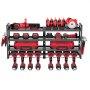 VEVOR Organiseur mural pour outils électriques, support de rangement à 4 niveaux avec 8 emplacements