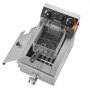 VEVOR Friteuse Commerciale 3000 W Friteuse à Bain d'Huile Électrique 9 L
