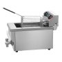 VEVOR Friteuse Commerciale 3000 W Friteuse à Bain d'Huile Électrique 9 L