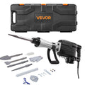 VEVOR Marteau Piqueur de Démolition 2800 W, Burineur Électrique 1200 BPM avec 3 Burins