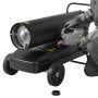 VEVOR Chauffage à Air Pulsé au Kérosène Diesel 50 kW, Chauffage d'Appoint sur Roues