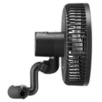 VEVOR Ventilateur de Culture à Pince Oscillant 15 cm USB-C 9 Vitesses, Lot de 2