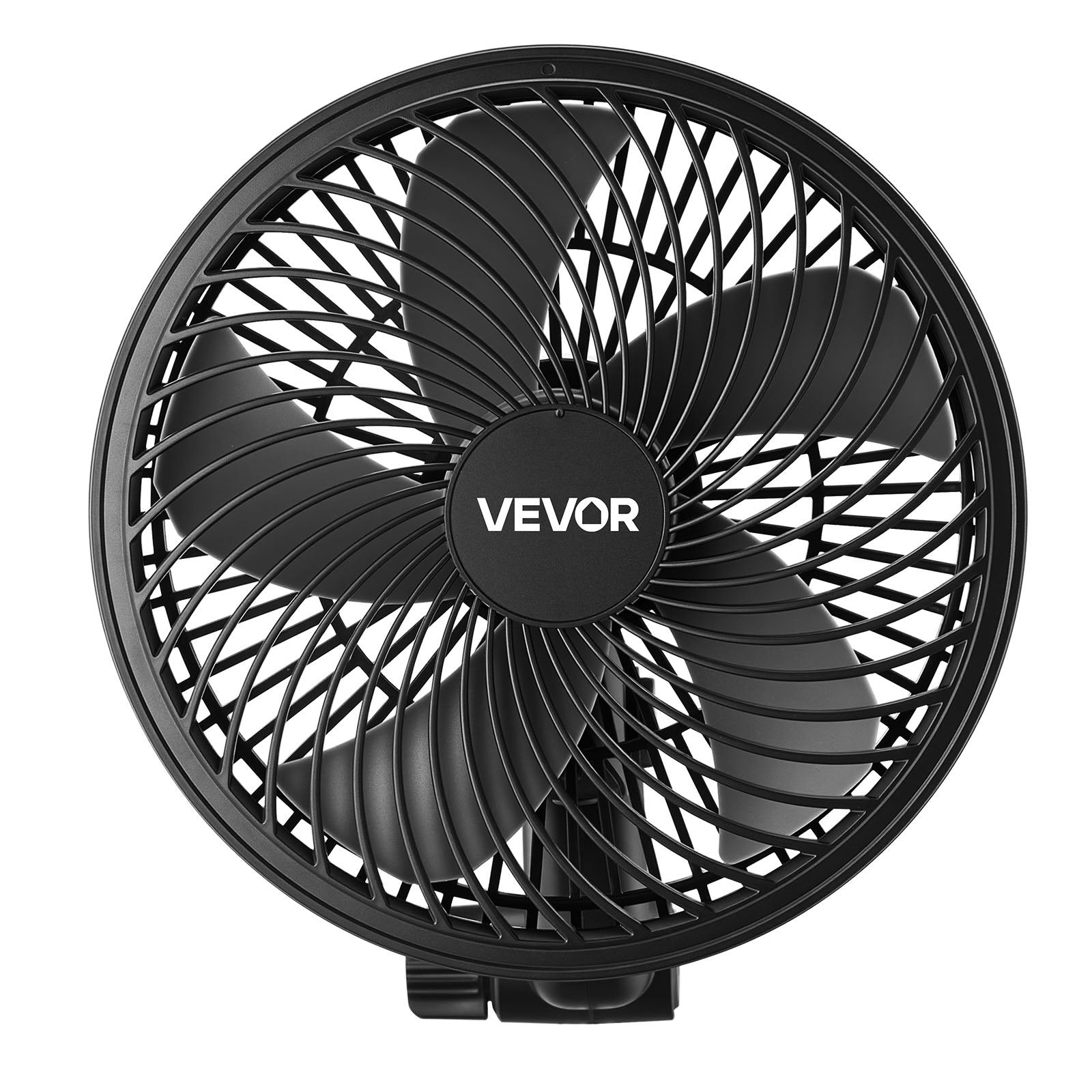 VEVOR Ventilateur de Culture à Pince Oscillant 15 cm USB-C 9 Vitesses, Lot de 2