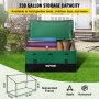 VEVOR Boîte de Rangement Extérieur 1013 L Coffre de Stockage Jardin Étanche Portable