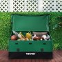 VEVOR Boîte de Rangement Extérieur 1013 L Coffre de Stockage Jardin Étanche Portable