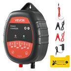 VEVOR Chargeur de Clôture Électrique, 1 J, Électrificateur de Clôture Électrique CA CC Solaire 10 kV