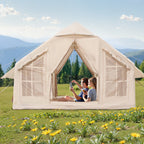 VEVOR Tente de Camping Gonflable, 3x3x2,3 m, Tente de Glamping pour 4 à 6 Personnes Oxford 300D
