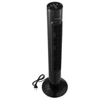VEVOR Ventilateur Colonne, 1017 mm, Ventilateur Tour Sol Oscillant 70° Silencieux Portable, 7 m/s, Vitesses Réglables, Minuterie 24 h