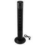 VEVOR Ventilateur Colonne, 1017 mm, Ventilateur Tour Sol Oscillant 70° Silencieux Portable, 7 m/s, Vitesses Réglables, Minuterie 24 h