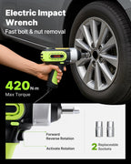 VEVOR Cric Électrique Hydraulique 12 V Charge 5 T Cric de Voiture avec Clé à Chocs et Compresseur