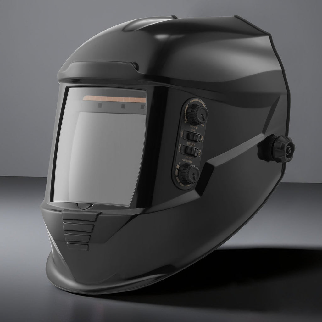 VEVOR Casque de Soudage Solaire Obscurcissement Automatique Couleur Réelle Grande Vue 100x95 mm