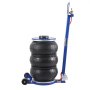 VEVOR Cric Pneumatique 5 tonnes Plage 140-470 mm Cric de Levage Pneumatique 0,8-1,0 MPa 3 Coussins d’Air Poignée Longue Ajustable Levage Rapide pour Réparation Entretien Voiture SUV Atelier Garage