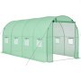 VEVOR Serre de Jardin Tunnel 4,48x1,97x1,97 m Maraîchère avec Système Arrosage