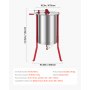 VEVOR Extracteur de Miel Manuel à 6 Cadres Centrifugeuse Séparateur Miel Acier Inox