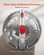 VEVOR Extracteur de Miel Manuel à 6 Cadres Centrifugeuse Séparateur Miel Acier Inox