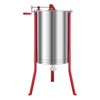 VEVOR Extracteur de Miel Manuel à 6 Cadres Centrifugeuse Séparateur Miel Acier Inox